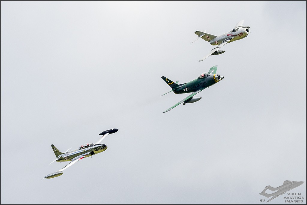 CT-133, Sabre and MiG-15 