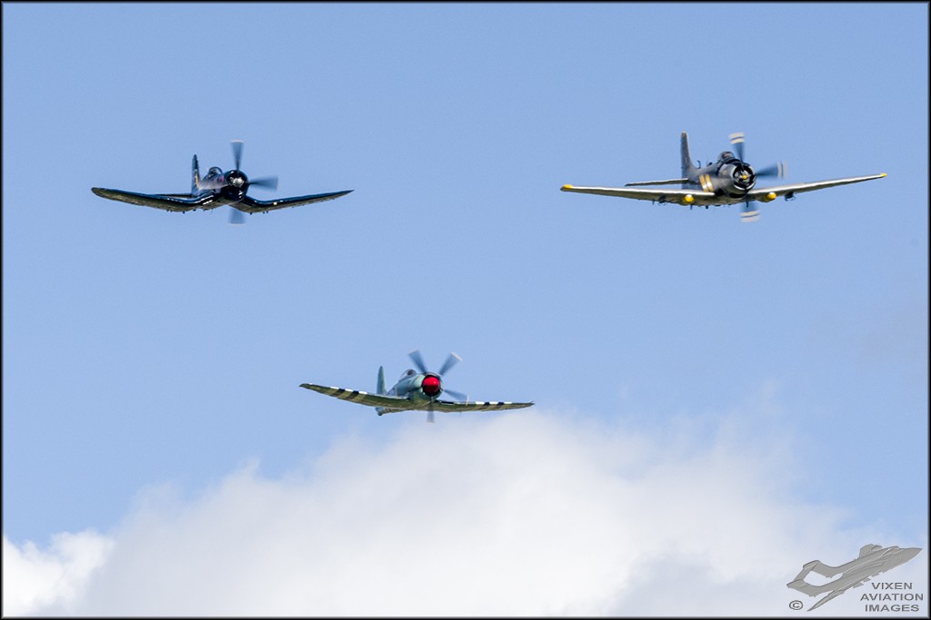Skyraider, Corsair, Mustang and Sea Fury 