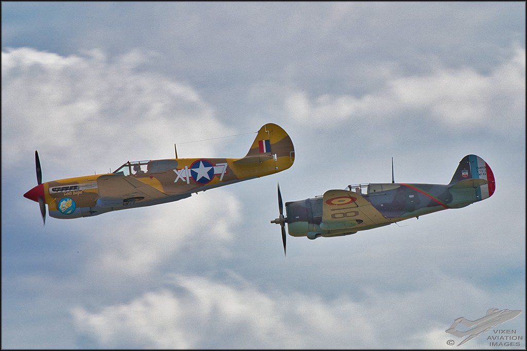 Hawk 75 and P-40F Warhawk 