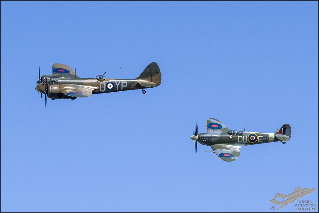 Bristol Blenheim Mk.IF & Supermarine Spitfire Mk.Vc 