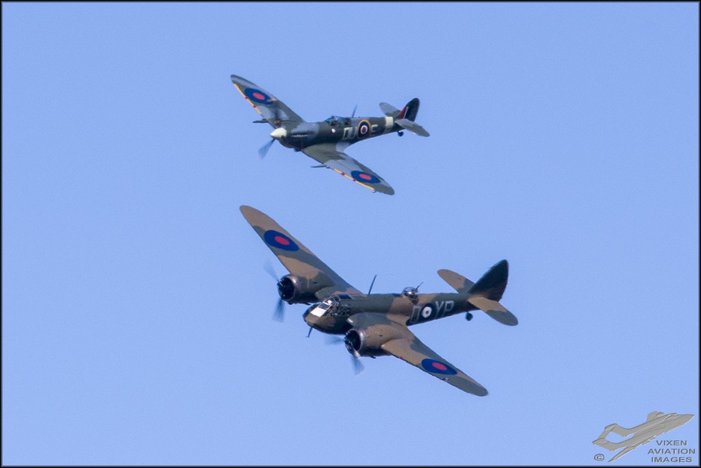 Bristol Blenheim Mk.IF & Supermarine Spitfire Mk.Vc 