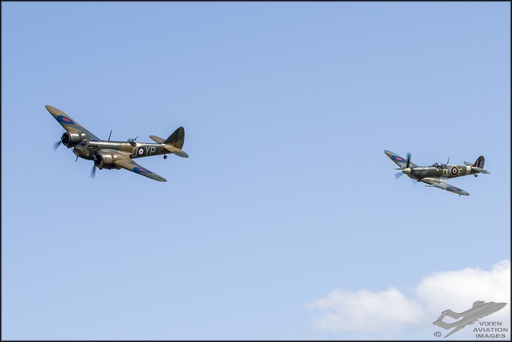 Bristol Blenheim Mk.IF & Supermarine Spitfire Mk.Vc 