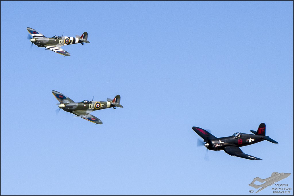 Spitfire Mk.V, Mk.IX and F4U Corsair 